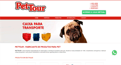 Desktop Screenshot of pettour.com.br